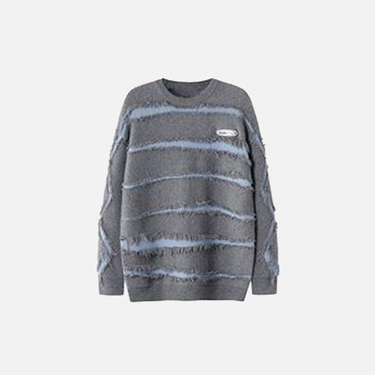 Knitted Striped Sweater
