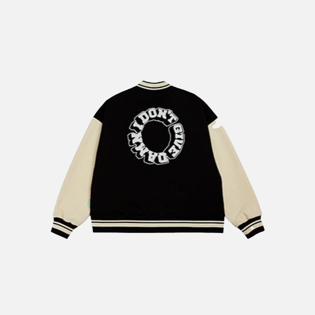 Don't Care Varsity Jacket DAXUEN
