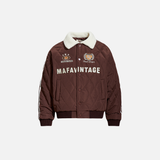 Embroidered American Badge Baseball Jacket
