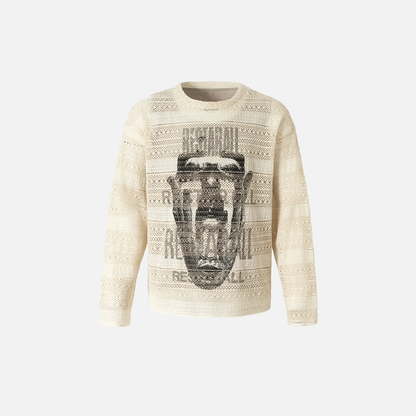 American Style Versatile Cozy Loose Knit Sweater
