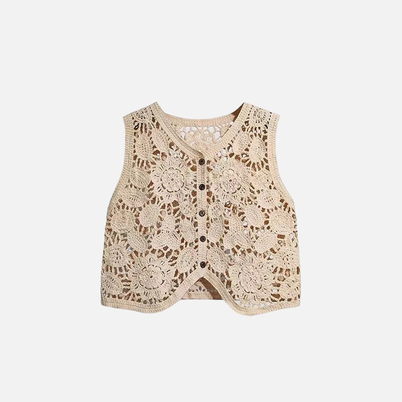 Floral Pattern Women's Cardigan