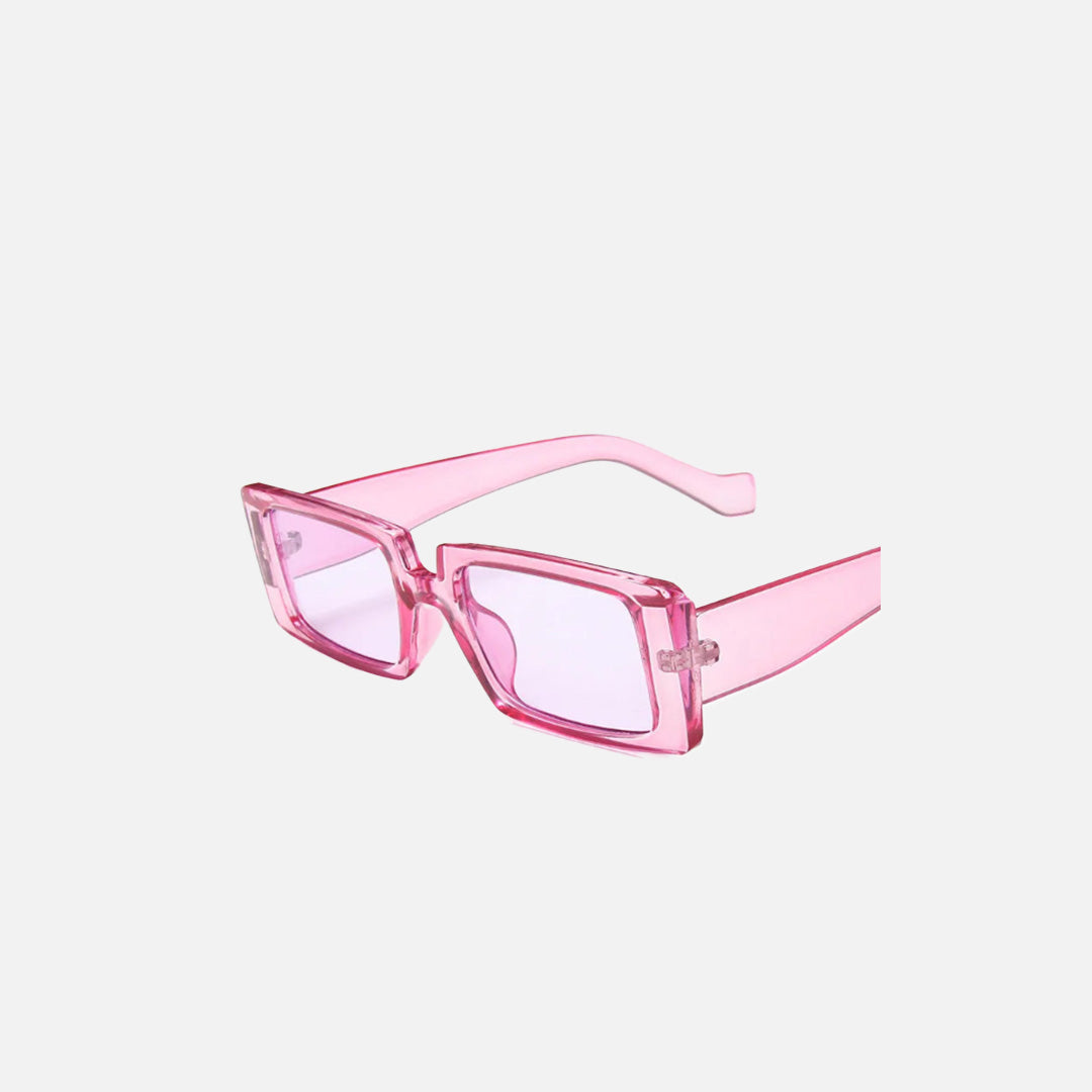 Rectangular Thic Frame Sunglasses