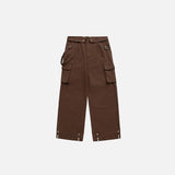 Turn-down Waist Cargo Pants