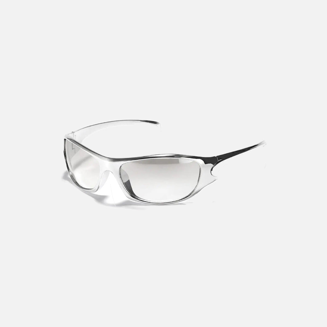 Curved Frame Sport Sunglasses