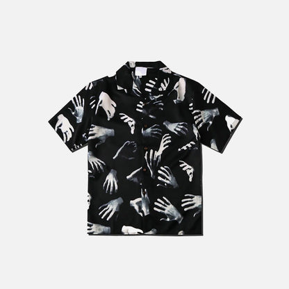 Grabbing Hands Print Shirt