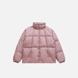Solid Color Puffer Jacket