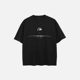 Space Oversized Graphic T-Shirt