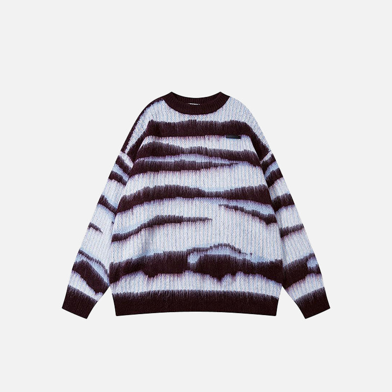 Zebra Lord Striped Sweater