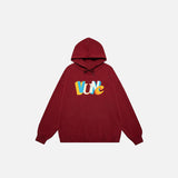 Voice Letter Print Hoodie