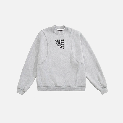 Spring Stylish Embroidered Round Neck Sweatshirt