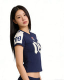 V-Neck Varsity Graphic Tee