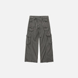 Retro All-over Pockets Cargo Pants
