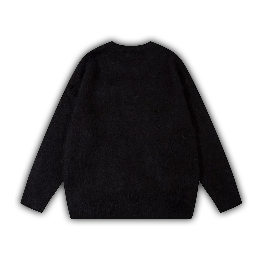 Watercolor Star Knit White