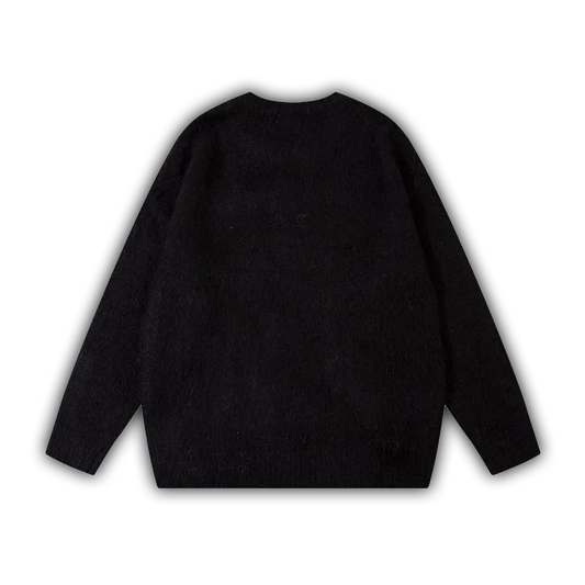 Watercolor Star Knit Black