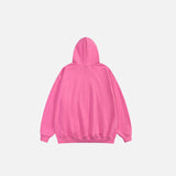 Cartoon Graphic Rainbow Loose Hoodie