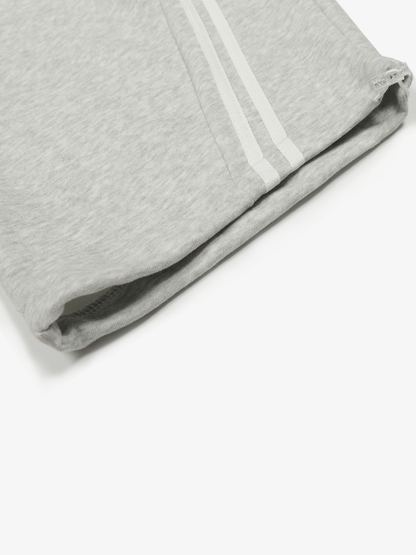 Foldover Striped Baggy Sweatpants