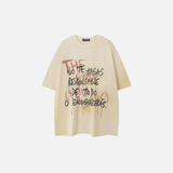 Unisex Summer Hip Hop Graffiti Cotton T-Shirt
