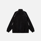 Letter Embroidery Windbreaker Jacket