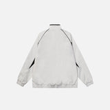 Letter Embroidery Windbreaker Jacket
