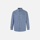 Y2K Men Retro Stylish Plaid Long Sleeve Casual Shirt