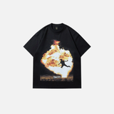 Graphic Printed Oversized Hip Hop Cotton T-Shirt