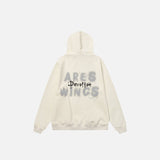 Y2K Spider Graphic Print Hoodie