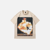 Graphic Printed Oversized Hip Hop Cotton T-Shirt