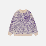 Spider Pattern High-Quality Knitted Sweater