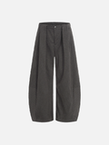 Trendy Old Money Style Plaid Wide Leg Pants