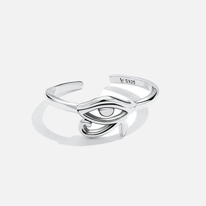 Eye of Horus Egypt 925 Sterling Silver Ring