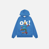 Funny Letter Printed Hip Hop Cotton Hoodie
