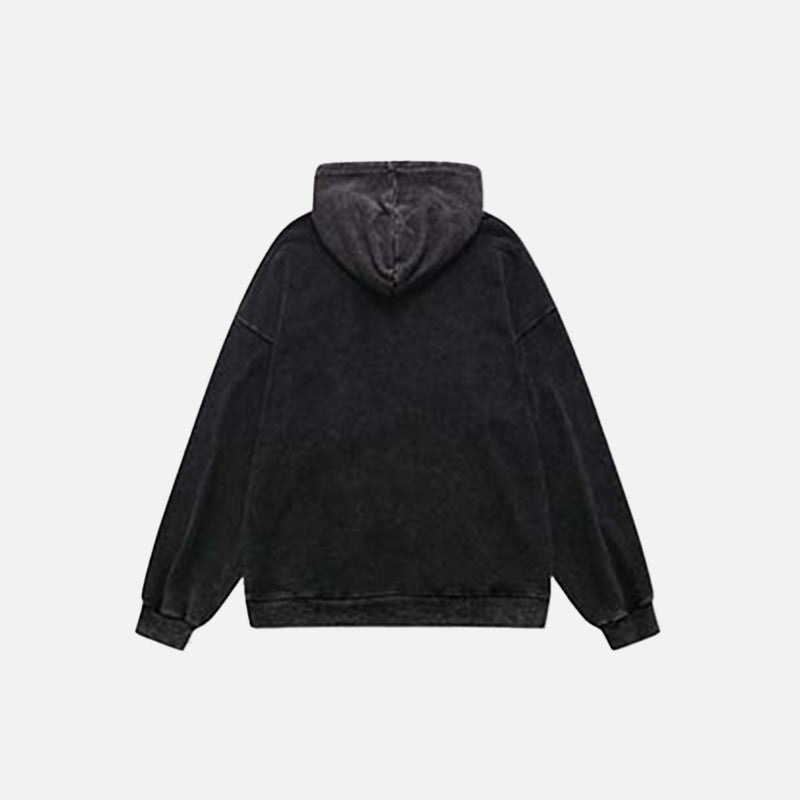 Hungry Demon Print Hoodie