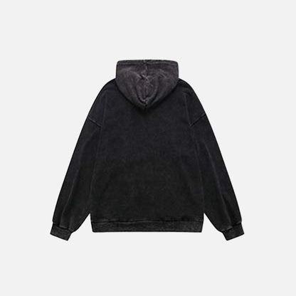 Hungry Demon Print Hoodie