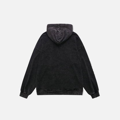 Hungry Demon Print Hoodie