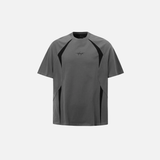 Embroidered Fashionable Racing Patchwork T-Shirt