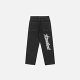 Embroidery Denim Jeans