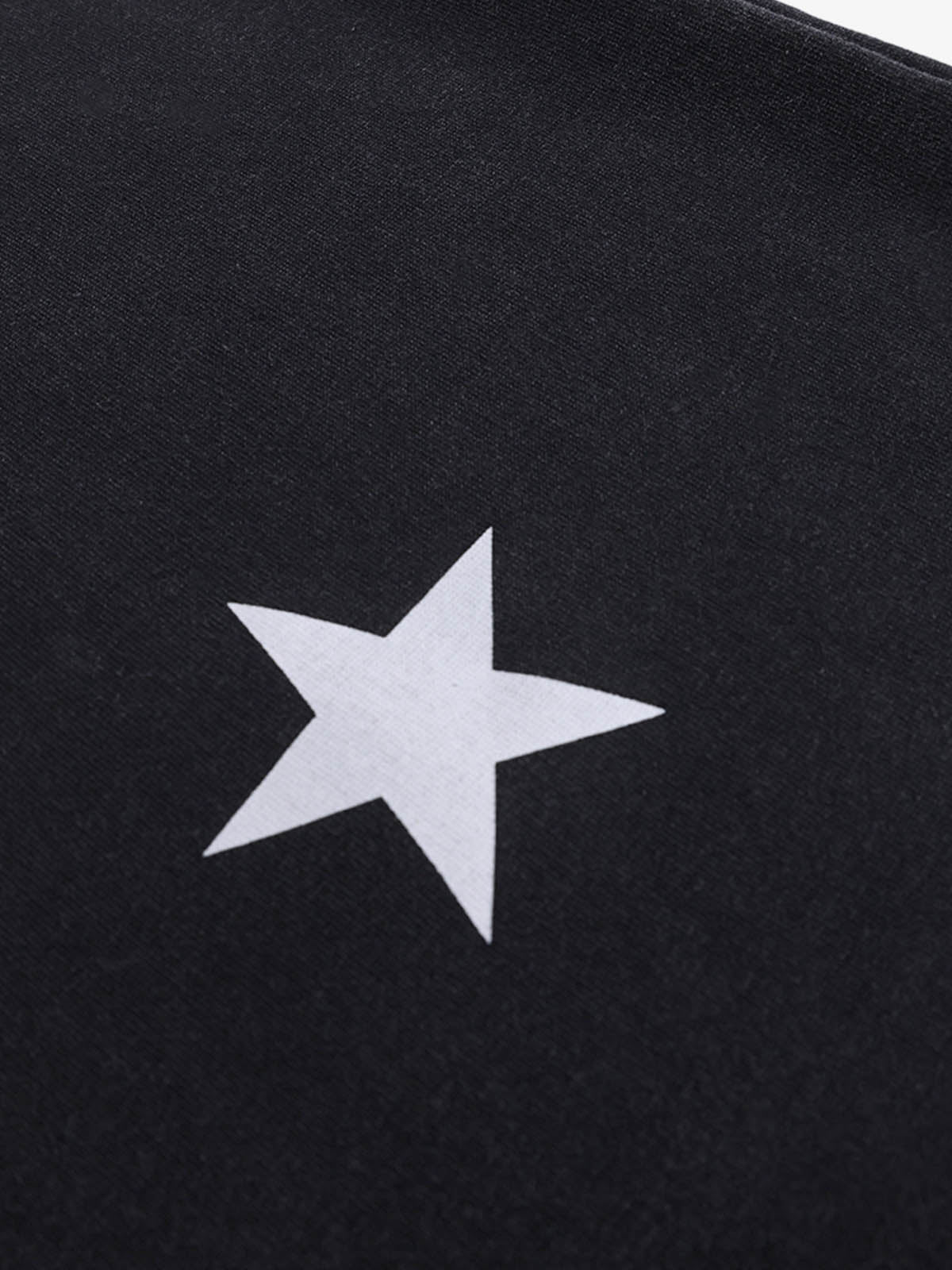 Wing Star Graphic Draped Jazz Pants; Black / S, Black / M, Black / L, Black / XL, Black / 2XL
