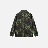 Women’s Green Camouflage Military Jacket