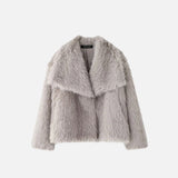 Furry Long-sleeved Jacket