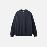 Flattering Stylish Oversized Half-Zip Casual Sweater