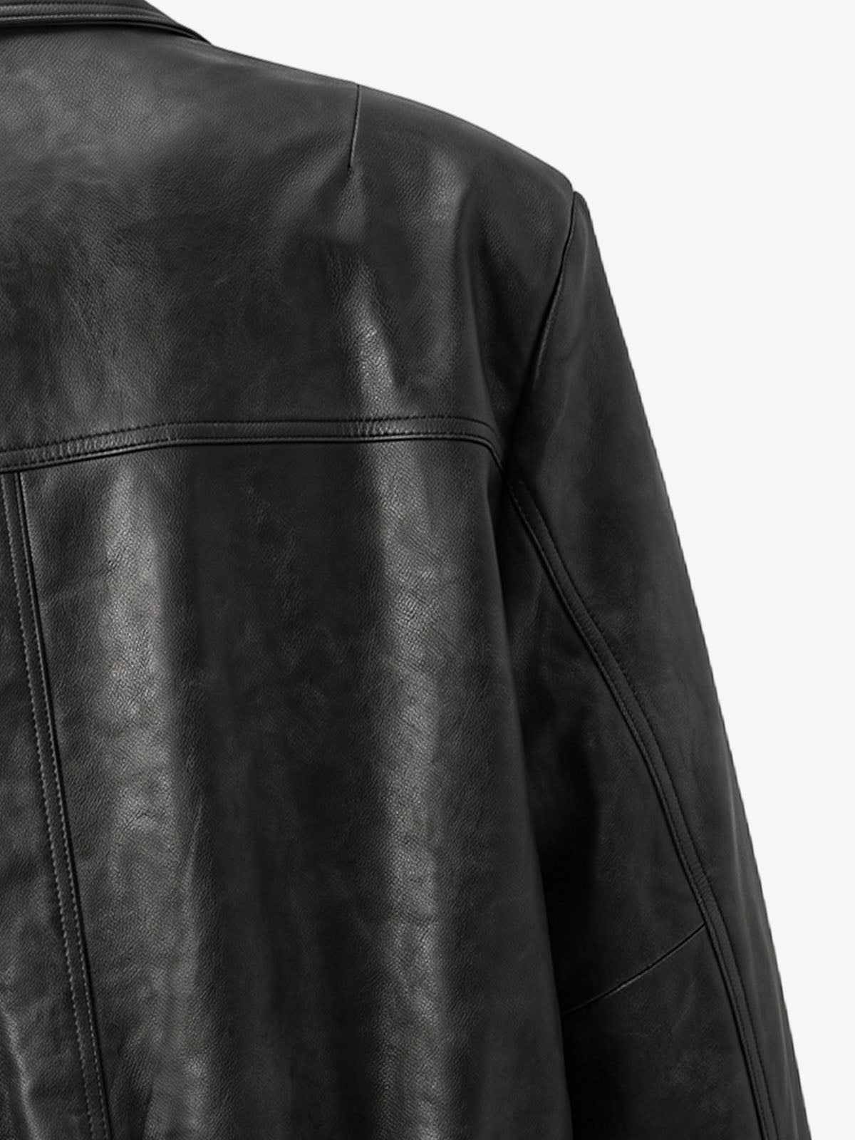 Cross Embroidered Color Block Cropped Biker Jacket; Black / S, Black / M, Black / L, Black / XL, Black / 2XL, Black / 3XL