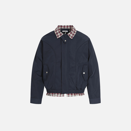 Winter Streetwear Stylish Plaid Collar Jacket
