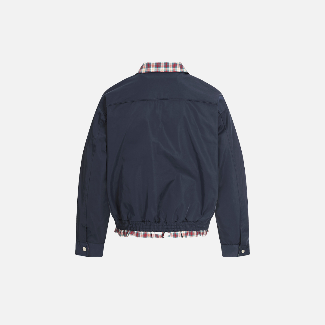 Winter Streetwear Stylish Plaid Collar Jacket