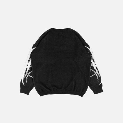 Retro Anime Knitted Sweater