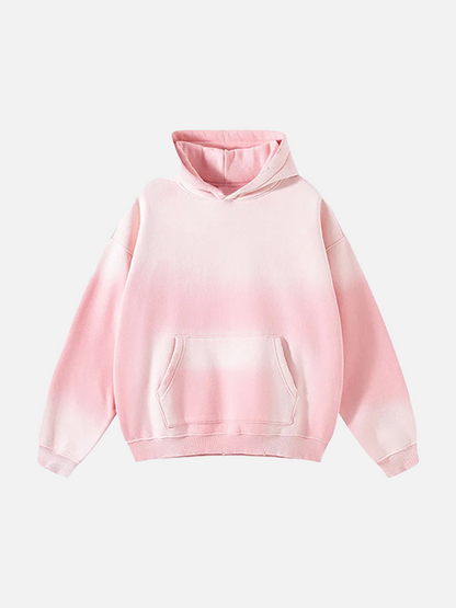 Vintage Washed Gradient Hoodie