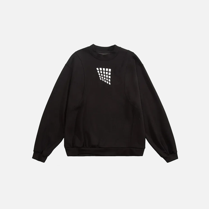 Spring Stylish Embroidered Round Neck Sweatshirt