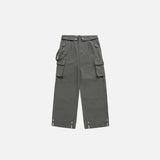 Turn-down Waist Cargo Pants