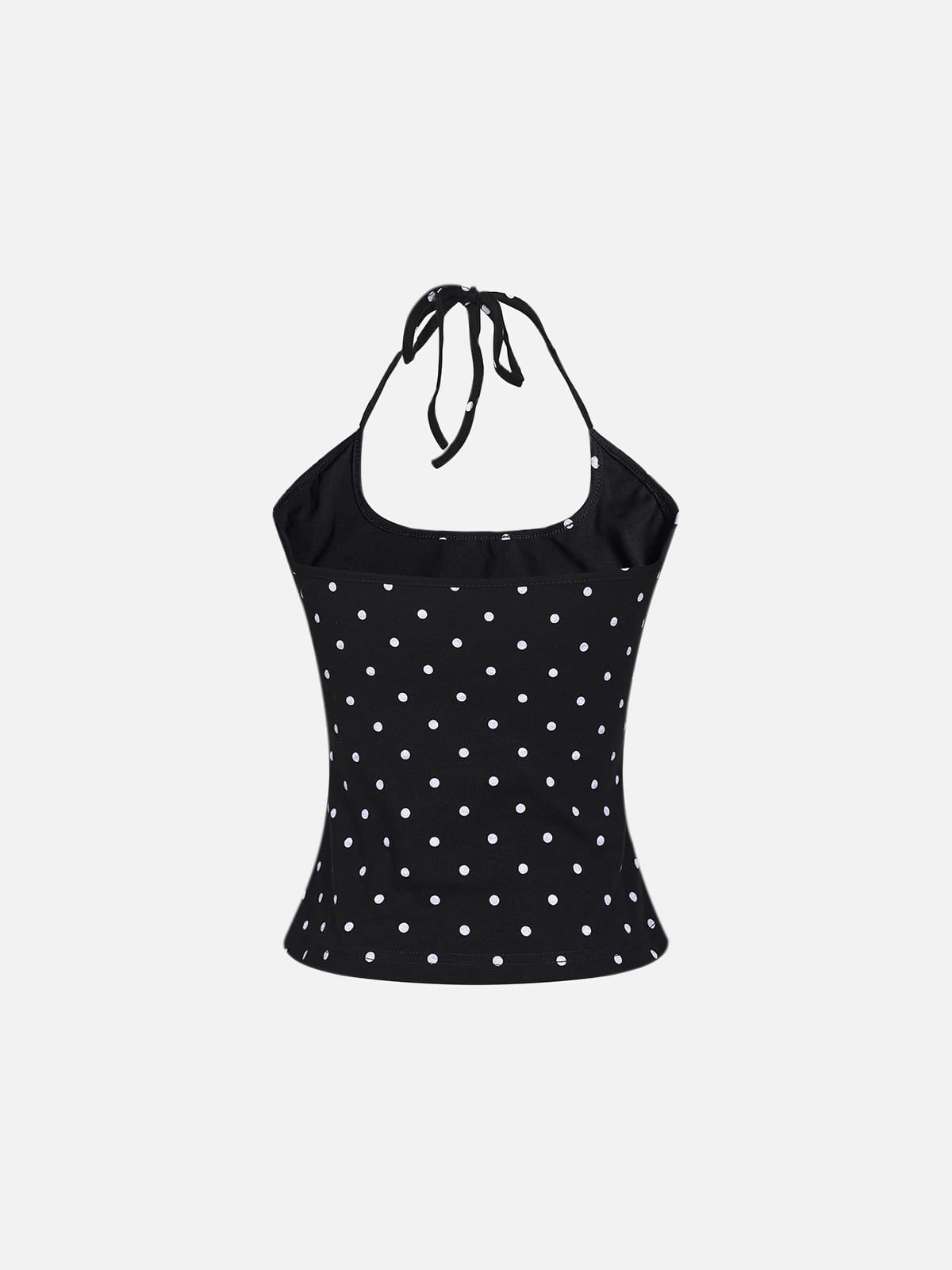 Polka Dot Halter Cami Top
