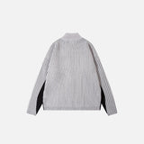 Y2k Zip-up Loose Sweater