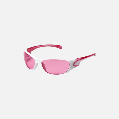 Curved Frame Sport Sunglasses